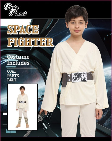 Costume Set Kids Jedi Space Fighter Boy - Size M