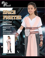 Costume Set Kids Jedi Space Fighter Girl - Size M