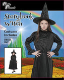 Costume Set Kids Storybook Witch - Size L