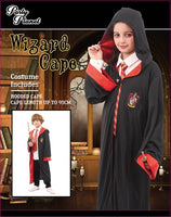 Costume Set Kids Wizard Cape Gryffindor - One Size