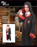 Costume Set Kids Wizard Cape Gryffindor - One Size