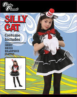 Costume Set Kids Dr Seuss Cat in the Hat Girl - Size L