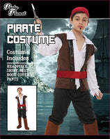 Costume Set Kids Pirate Boy  - Size XXL