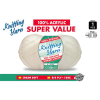 Knitting Yarn Cream