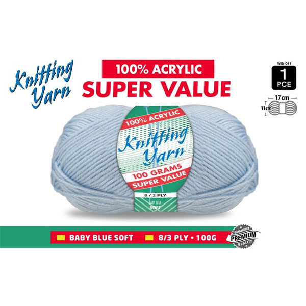 Knitting Yarn Baby Blue