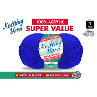 Knitting Yarn Royal Blue