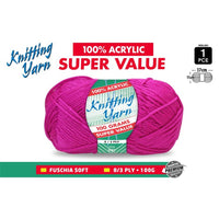 Knitting Yarn Fucshia