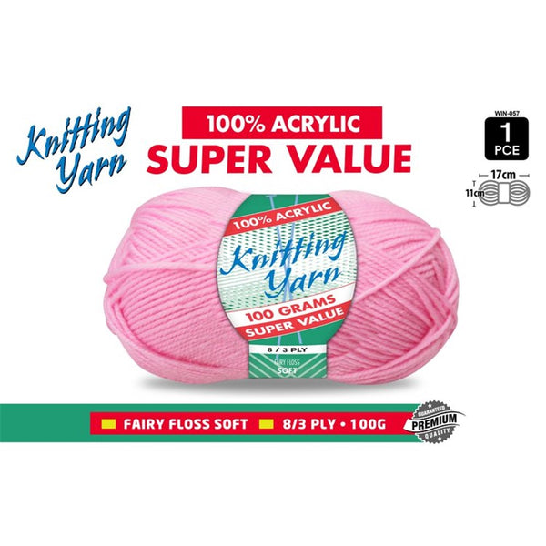 Knitting Yarn Fairy Floss