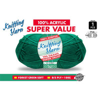 Knitting Yarn Forest Green