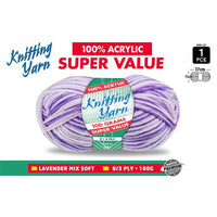 Knitting Yarn Mix Lavender