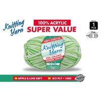 Knitting Yarn Mix Apple & Lime