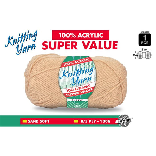 Knitting Yarn Sand