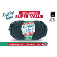 Knitting Yarn Grayed Jade