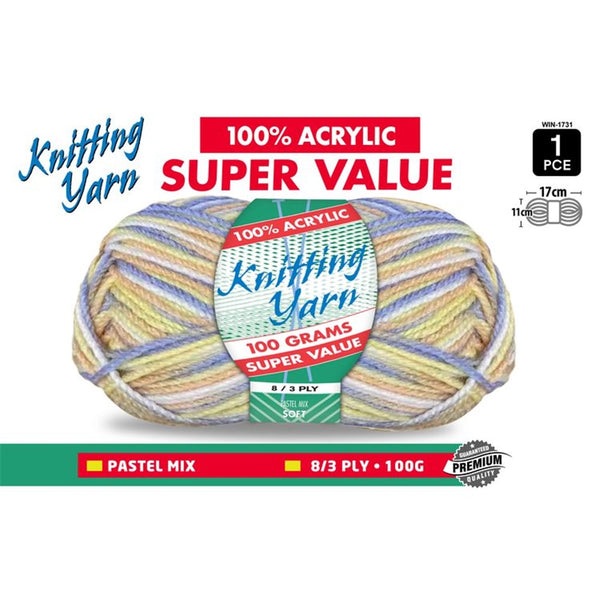 Knitting Yarn Mix Pastel