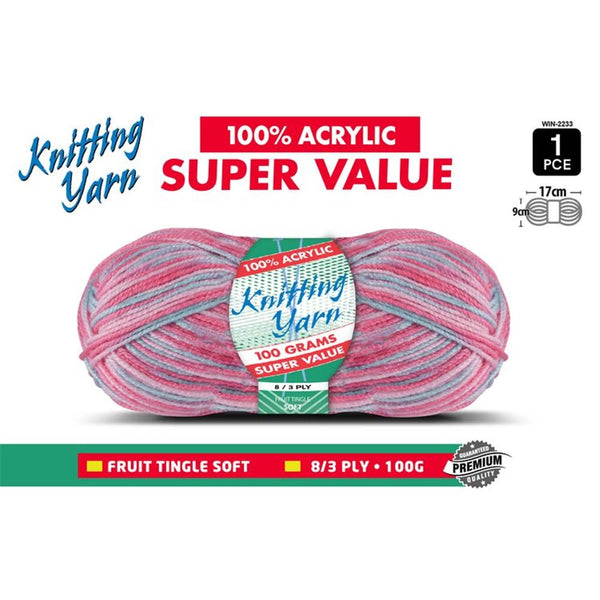 Knitting Yarn Mix Fruit Tingle