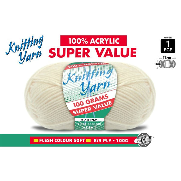 Knitting Yarn Flesh