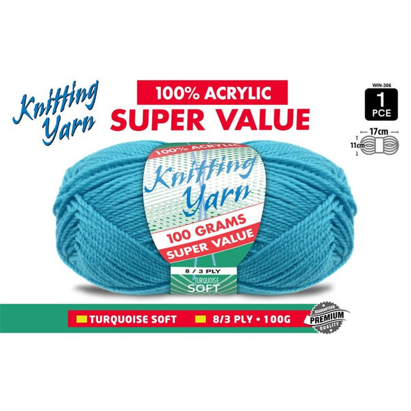 Knitting Yarn Turquoise