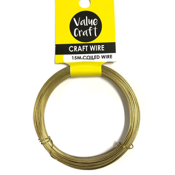 Wire Soft Gold 15m
