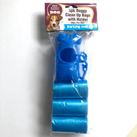 Dog Litter Poo Bags Dispenser with 3 Rolls Refill
