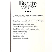 Nail File & Buffer 7-Way Style