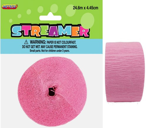Streamer 24m Light Pink