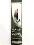 Brush Set Gallery Acrylic 4pc