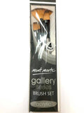 XXX Brush Set Gallery Acrylic 4pc