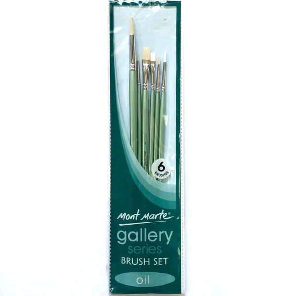 Brush Set Gallery Oil 6pc