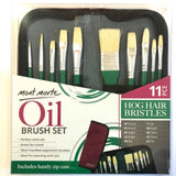 XXX Oil Brush Set in Wallet 11pce