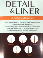 Brush Set Detail & Liner 5pce