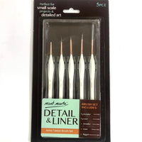 Brush Set Detail & Liner 5pce