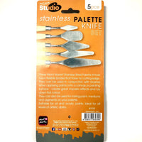 Palette Knife Set 5pc Stainless