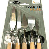 Palette Knife Set 5pc Stainless