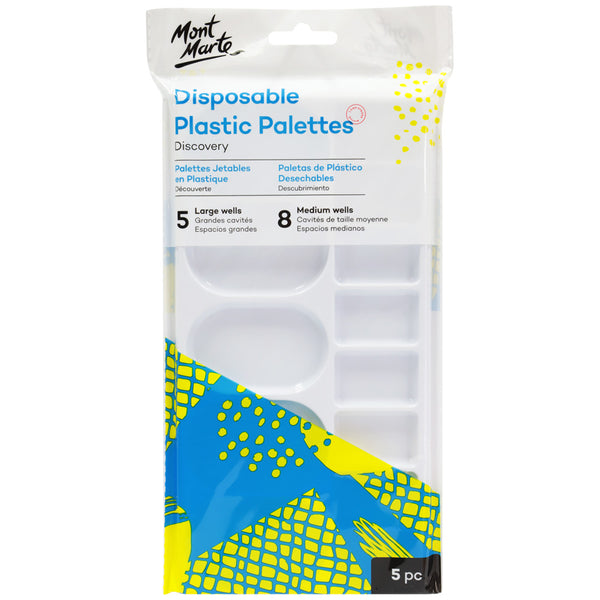 Disposable Palettes Plastic 5pk