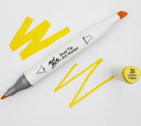 Premium Dual Tip Art Marker Y2 Yellow (35)