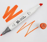 Premium Dual Tip Art Marker O3 Orange (23)