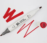 Premium Dual Tip Art Marker R2 Scarlet Red (12)