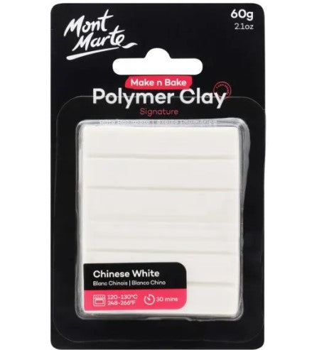 Polymer Clay Make N Bake 60g Chinese White