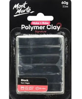Polymer Clay Make N Bake 60g Black