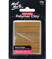 Polymer Clay Make N Bake 60g Burnt Umber