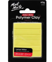 Polymer Clay Make N Bake 60g Lemon Yellow