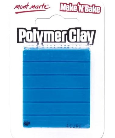 Polymer Clay Make N Bake 60g Azure