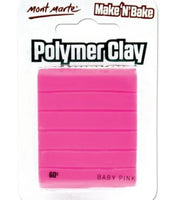 Polymer Clay Make N Bake 60g Baby Pink