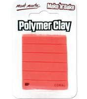 Polymer Clay Make N Bake 60g Coral