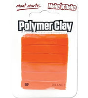 Polymer Clay Make N Bake 60g Orange