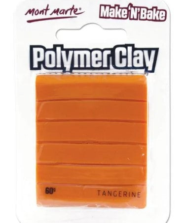 Polymer Clay Make N Bake 60g Tangerine