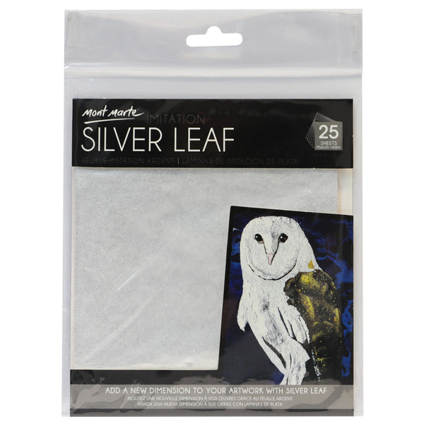 Leaf Imitation 14x14cm Silver***