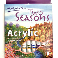 Paint Set Acrylic 18pce x 12ml Two Seasons
