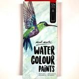 Paint Set Watercolour 12pc x 12ml