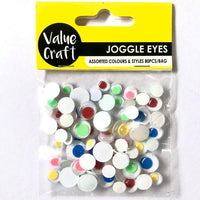 XXX Joggle Eyes Fluorescent Multi 80pcs